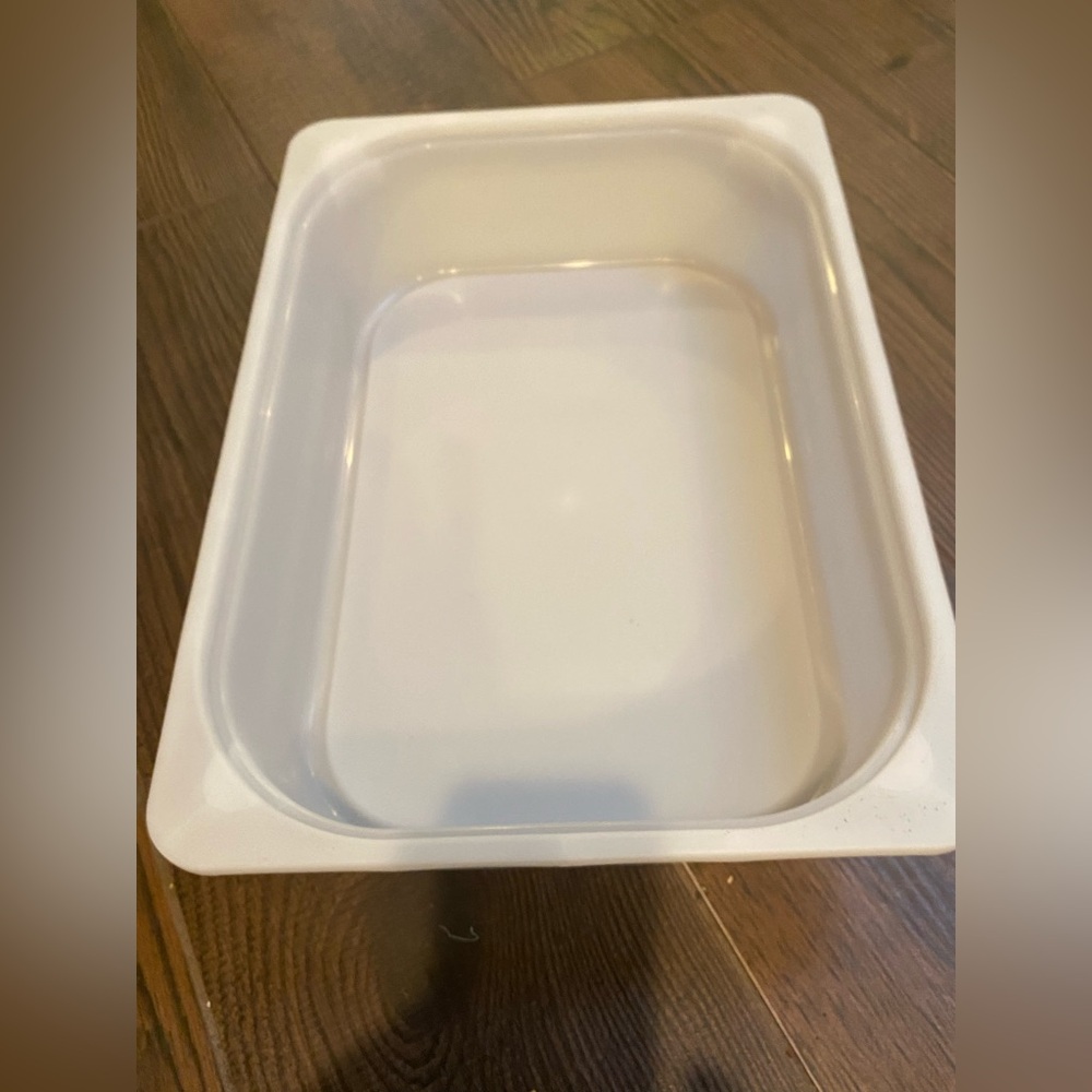 Lot of Two IKEA Trofast White Storage Bins- Clear - Picture 3 of 8